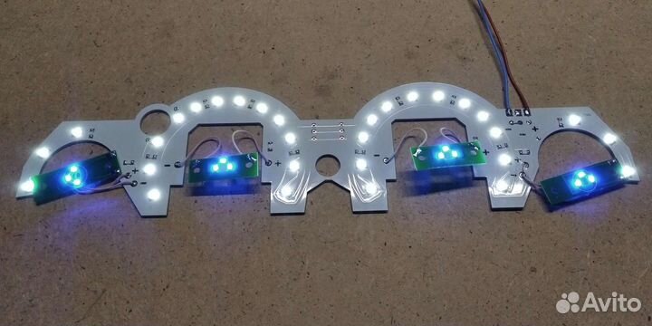 Пересвет приборной панели Ваз 2114