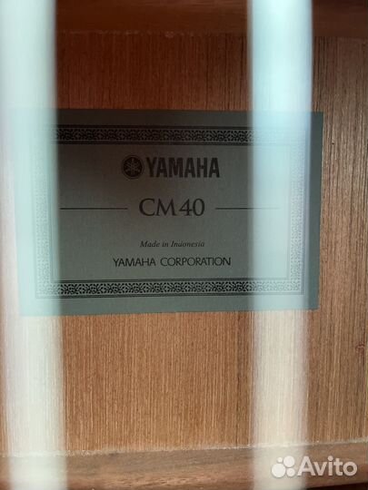 Гитара yamaha cm40
