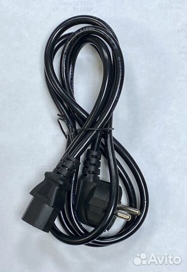 PC-186-VDE, Кабель питания 220В, 10А, Евровилка