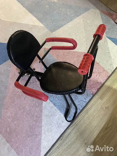 Детское велокресло переднее на раму
