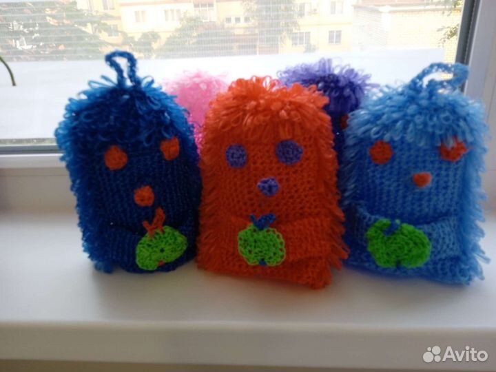 Мочалка ручной работы