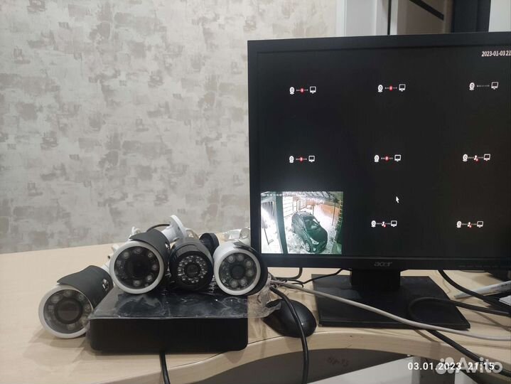 Комплект ip видеонаблюдения