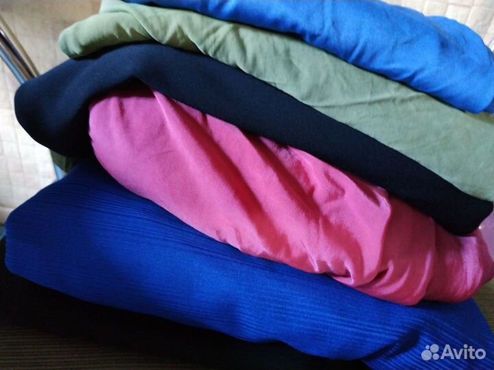Отрезы ткани трикотаж (трикотин) пакетом