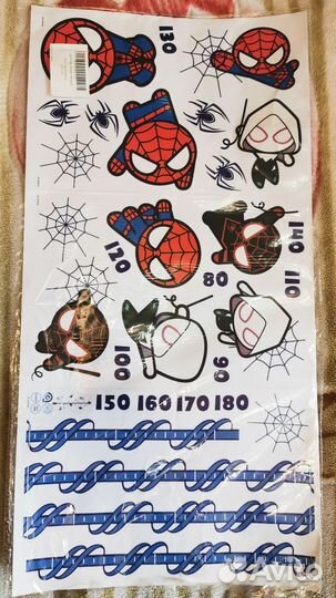 Наклейка - ростомер, Человек - Паук