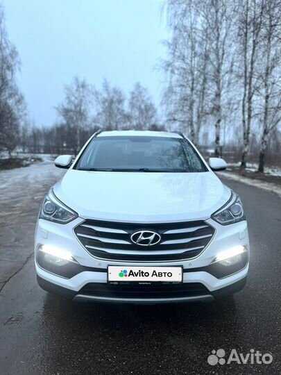 Hyundai Santa Fe 2.2 AT, 2017, 118 000 км