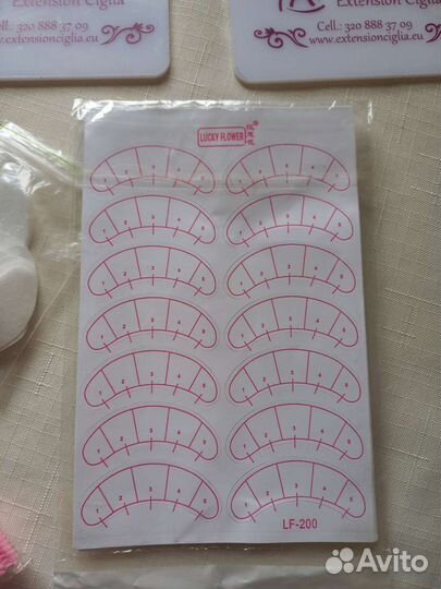 Палетки патчи щеточки наращивания ресниц