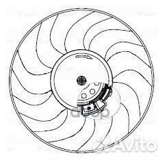 Э/вентилятор охл. для а/м Лада 2190 Гранта (15)