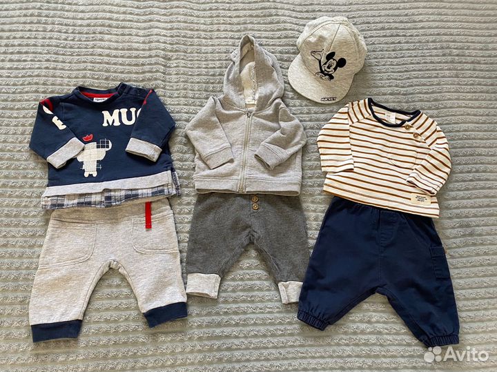 Вещи пакетом на мальчика 56 hm