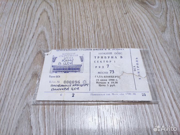 Билет на последний концерт Виктора Цоя (кино)