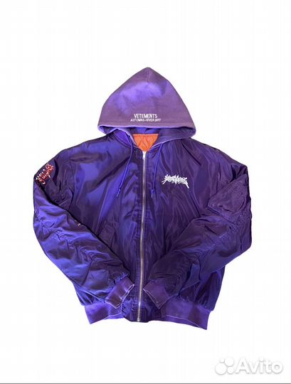 Vetements Total Fucking Darkness TFD Бомбер