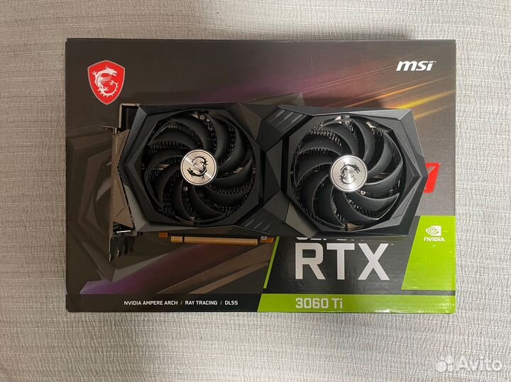 Видеокарта rtx 3060ti msi