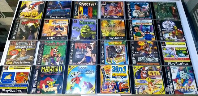 Диски ps1/ps One/пс1 (69 шт., только одним лотом)