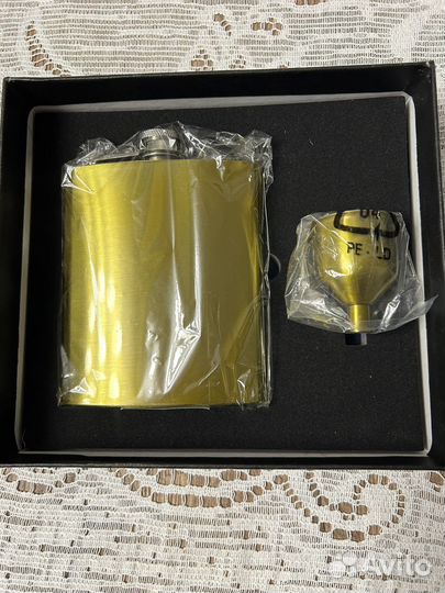 Подарочный набор фляжка и воронка