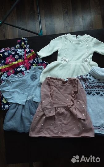 Пакет вещей для девочки от 6 мес до 1,5 лет