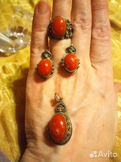 Серебряный комплект