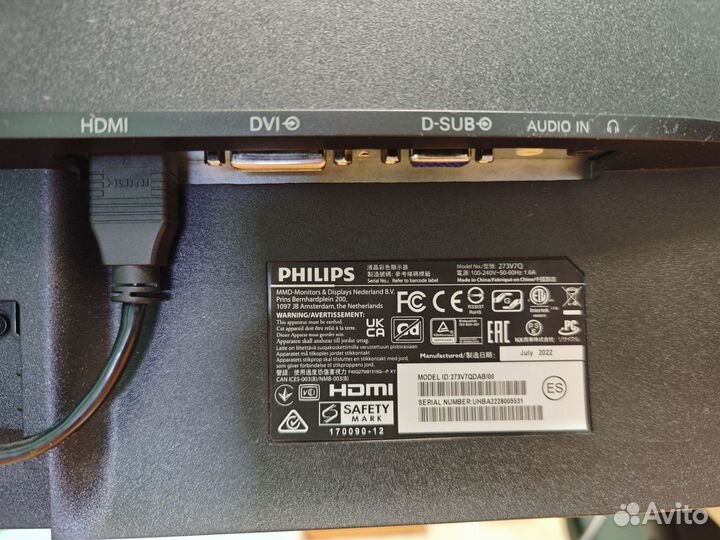 Монитор для компьютера 27 дюйма бу