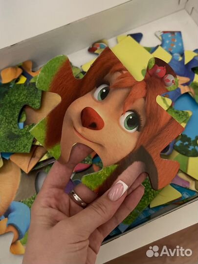 Пазл макси 35 деталей барбоскины