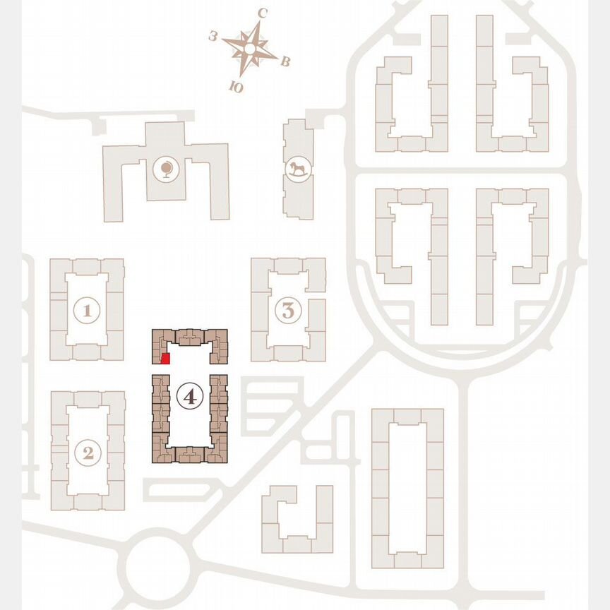 2-к. квартира, 60,4 м², 3/4 эт.