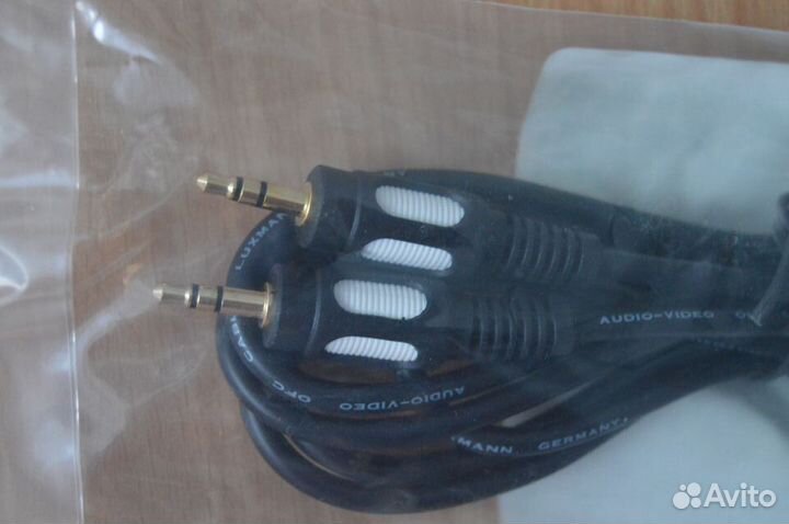 Кабель luxmann 3,5St.plug-3,5St.plug, 3,5St.jack