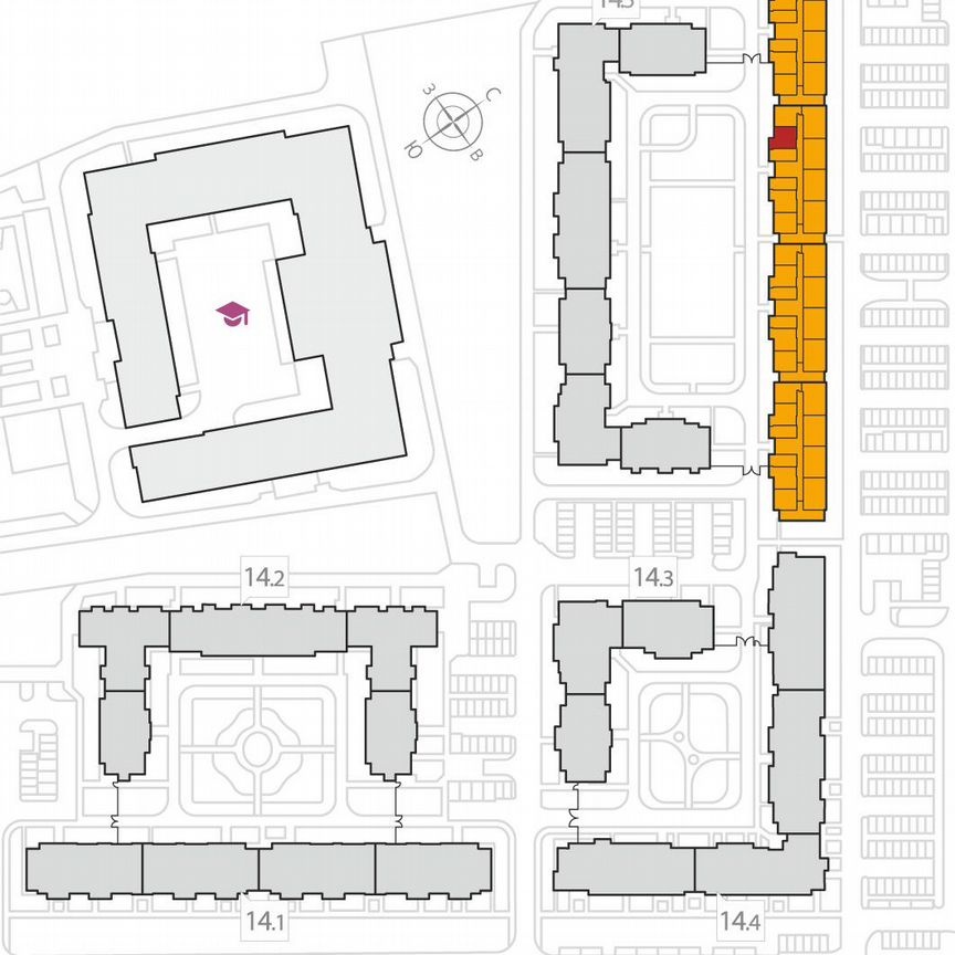 1-к. квартира, 42,3 м², 8/8 эт.