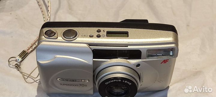 Плёночный фотоаппарат olympus superzoom 70G