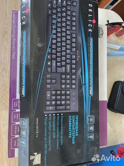 Игровая клавиатура проводная новая в упаковке