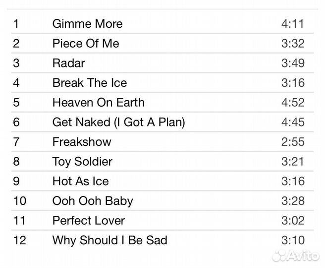 Britney Spears - Blackout CD Rus