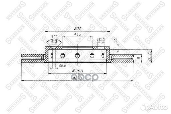 602047101VSX диск тормозной передний Skoda Fab