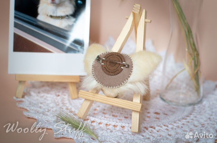 Портретная брошь по фото