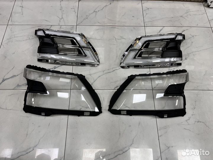 Стекла фар Nissan Patrol Y62