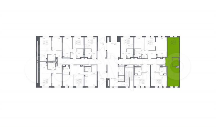 2-к. квартира, 47,6 м², 1/14 эт.