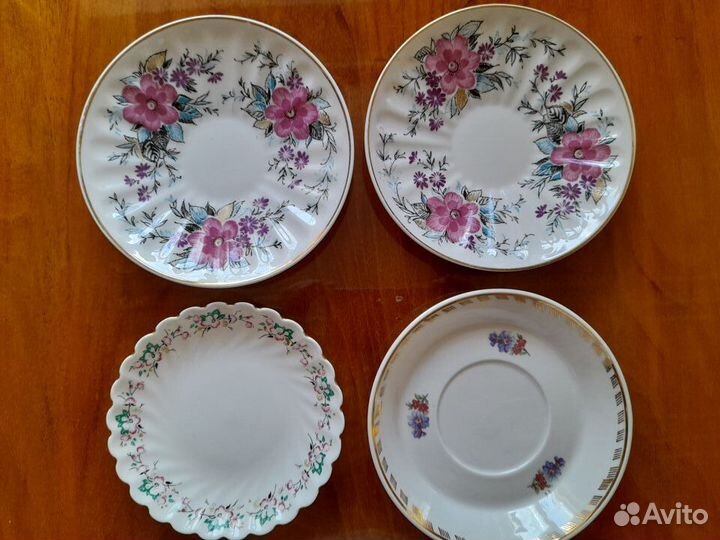 Блюдца тонкий фарфор лфз, Песочное, Городница СССР