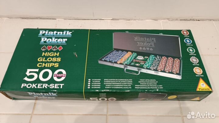 Покерный набор 500 фишек