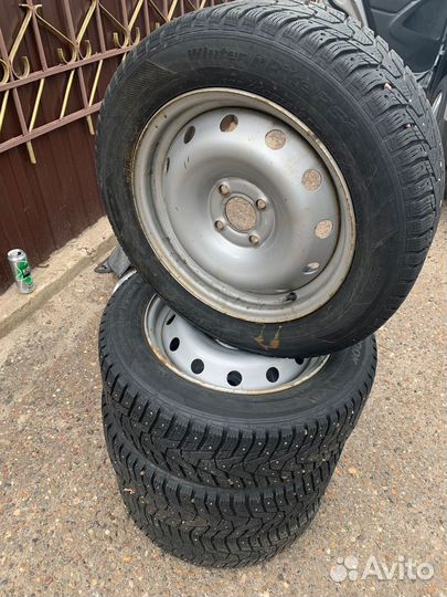 R15 Hankook Winter I'Pike 195/60, PCD 4x100 DIA 60.1