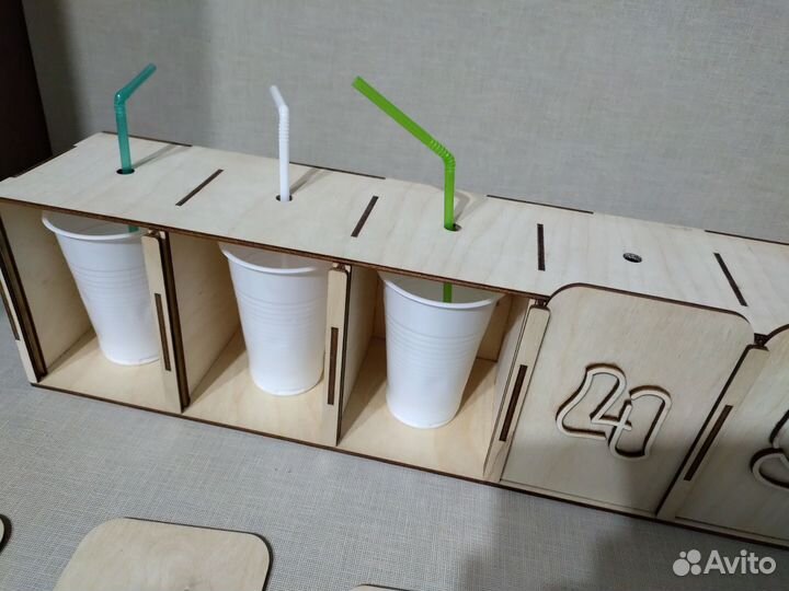 Коробка угадай напиток на 6 или 8 отсеков