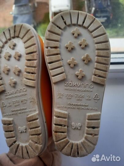 Детские резиновые сапоги 24 25 размер