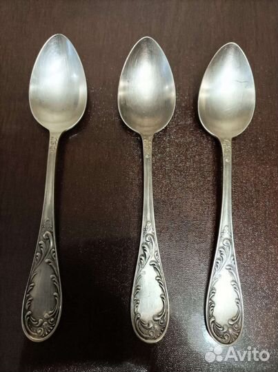 Мельхиоровые ложки столовые СССР 50-60 годы