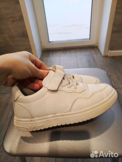 Кеды белые детские унисекс 34 размер