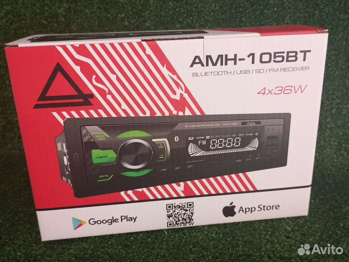 Магнитола aura amh-105bt