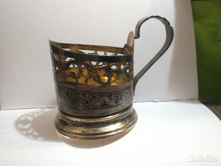 Подстаканник Кубачи серебро 875
