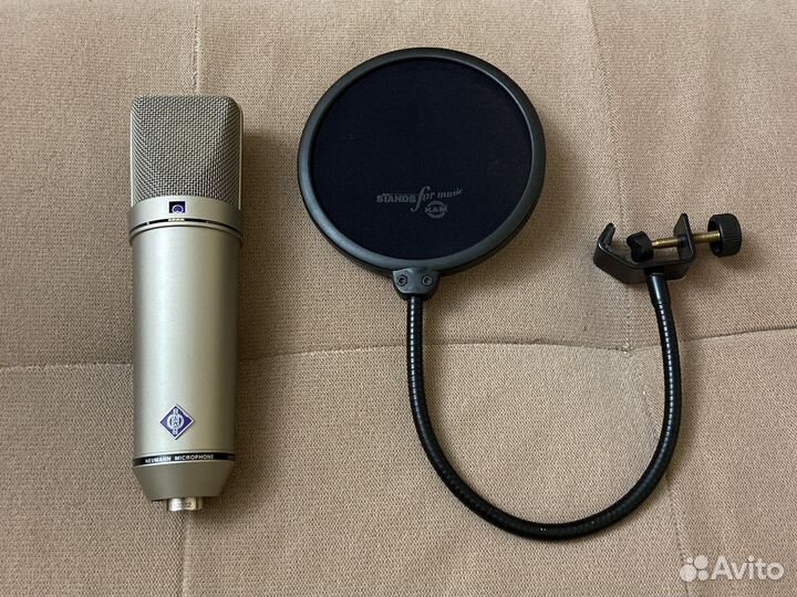Neumann U-87Ai Микрофон (+стойка+поп фильтр)