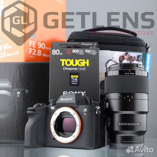 Sony 7R5 + FE 90 + Sony 80GB + Holster