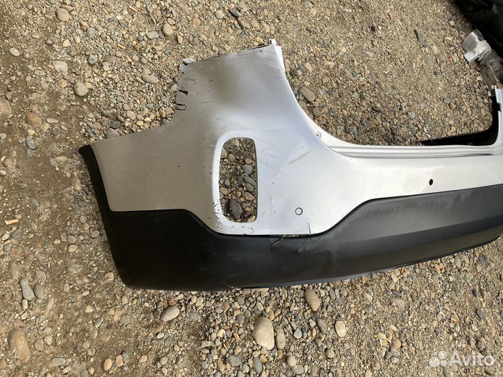 Задний бампер Кия Соренто 2 XM FL рестайлинг