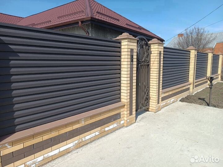 Забор Жалюзи /Металлический забор Жалюзи / Ранчо