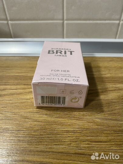 Туалетная вода burberry brit sheer