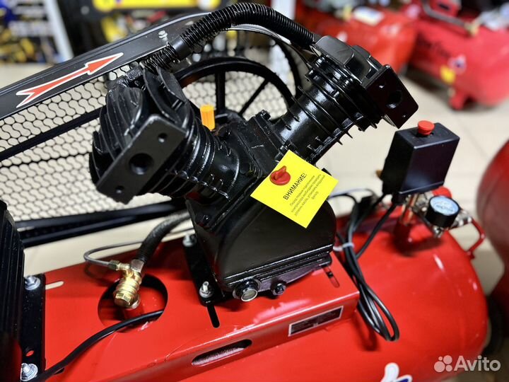 Компрессор воздушный 100литров(490л/мин)