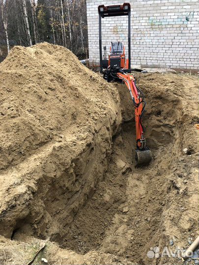 Услуги мини экскаватора