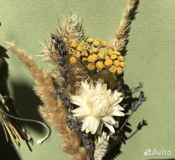 Мини букеты из сухоцветов