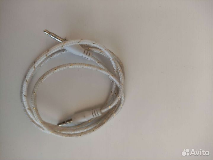 Аудиокабель AUX в оплетке 1 метр