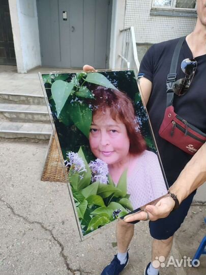 Фотопечать на стекле, фото на памятник